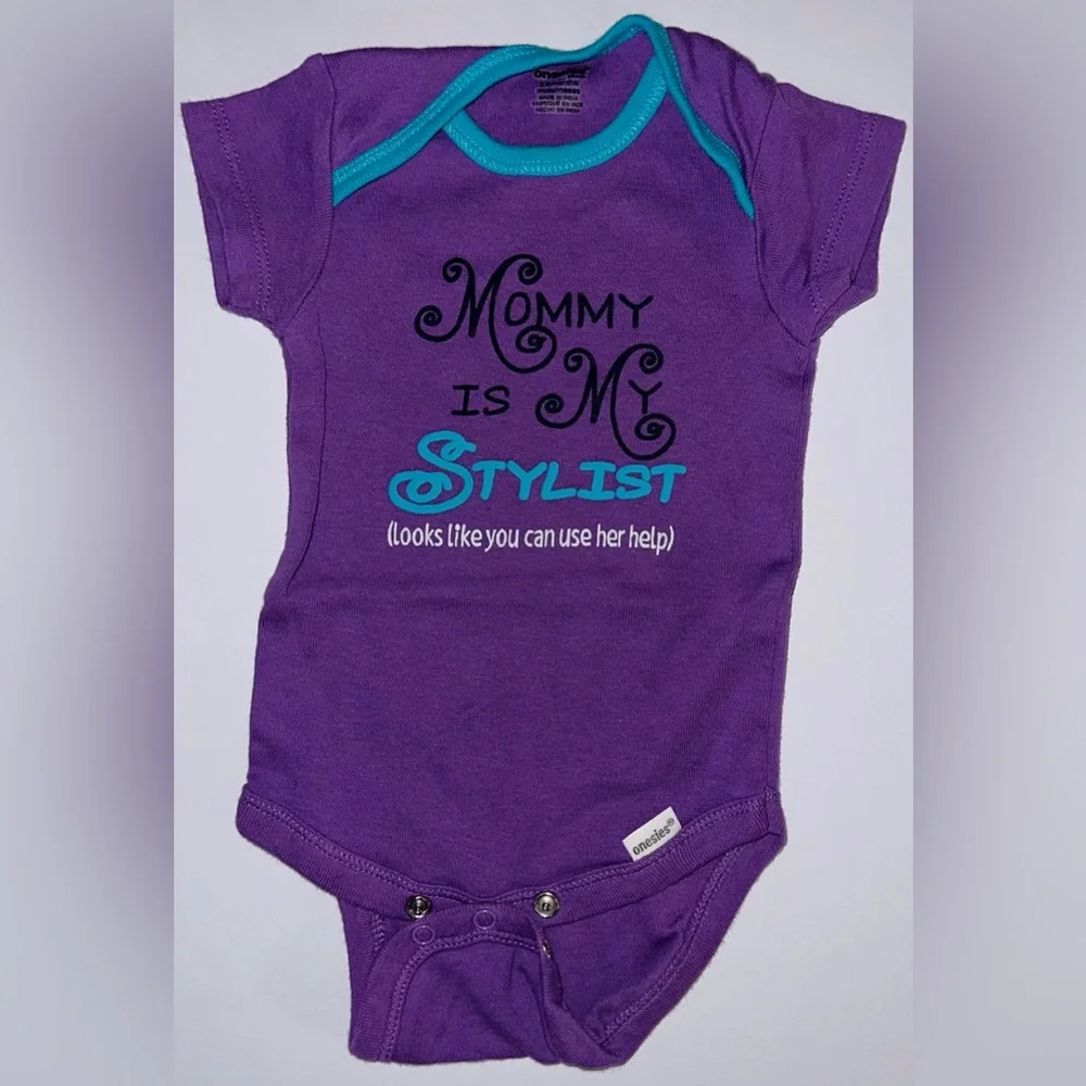 5‎ Piece Gerber Onesie Brand Baby Girl Bodysuits Size 3-6mo